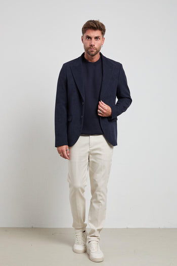 2528 Giacca blu Campiglio velluto - 4