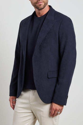 2528 Giacca blu Campiglio velluto - 3