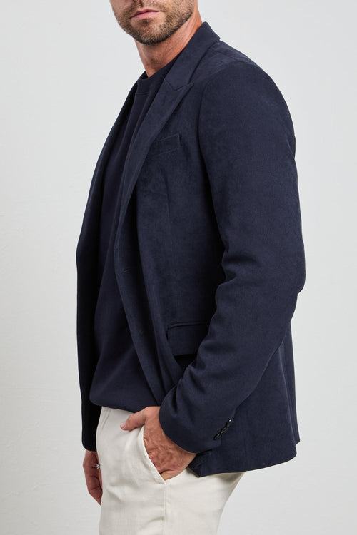 2528 Giacca blu Campiglio velluto