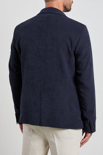 2528 Giacca blu Campiglio velluto - 5