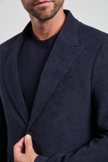 2528 Giacca blu Campiglio velluto - 2