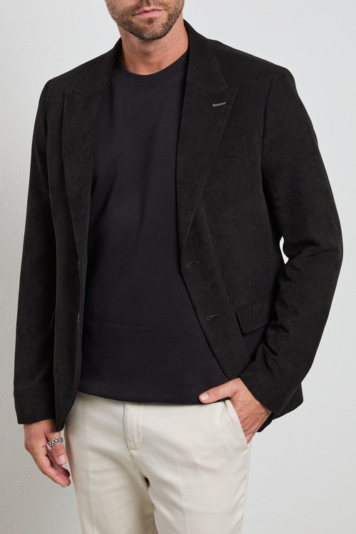 2529 Giacca nera Campiglio velluto