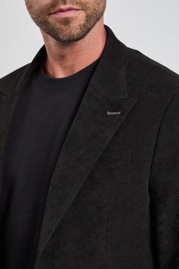 2529 Giacca nera Campiglio velluto - 2