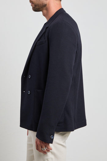 2532 Giacca doppiopetto blu Asola - 3