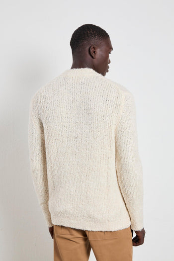 2665 Maglia panna girocollo - 6