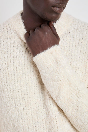 2665 Maglia panna girocollo - 2