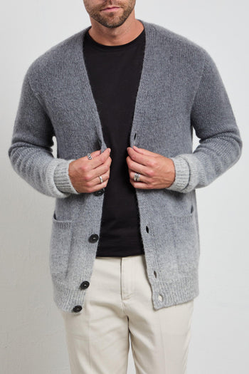 2050 Cardigan grigio sfumato - 3