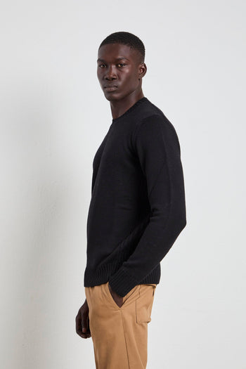 2221 Maglia nera con righe - 3