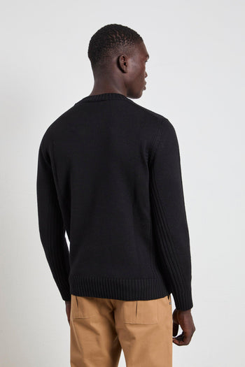 2221 Maglia nera con righe - 5