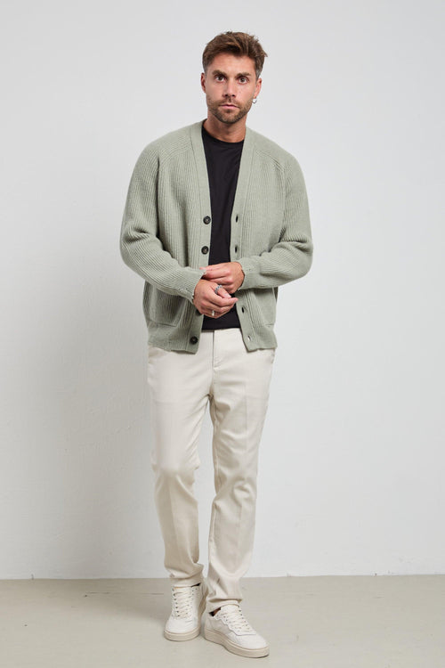 Atomo 2013 Cardigan costa inglese salvia