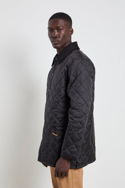 2180 Giacca trapuntata Liddesdale nera