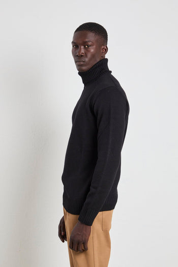 2225 Dolcevita nera con righe - 5