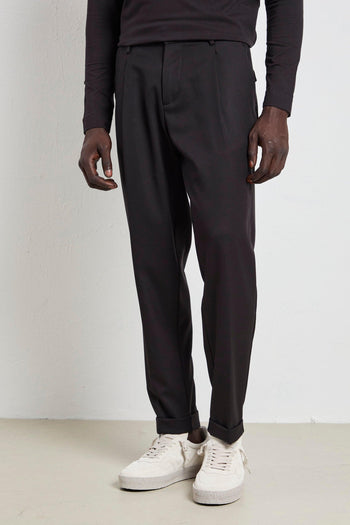 2456 Pantalone pinces nero - 2