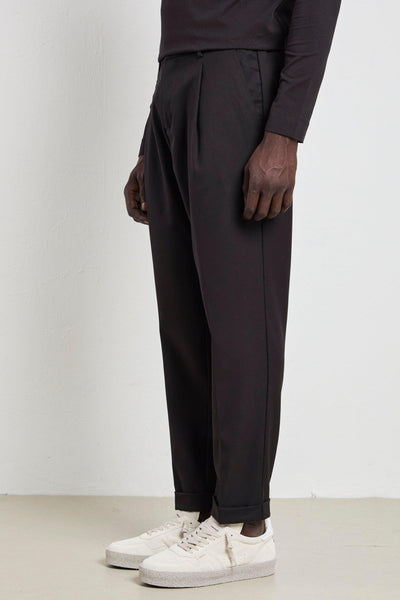 2456 Pantalone pinces nero