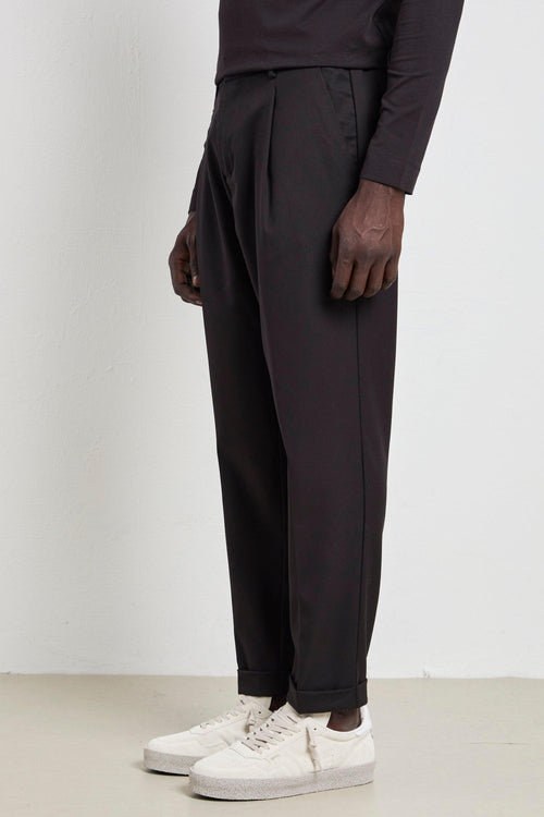 2456 Pantalone pinces nero