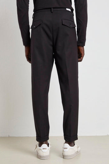 2456 Pantalone pinces nero - 3