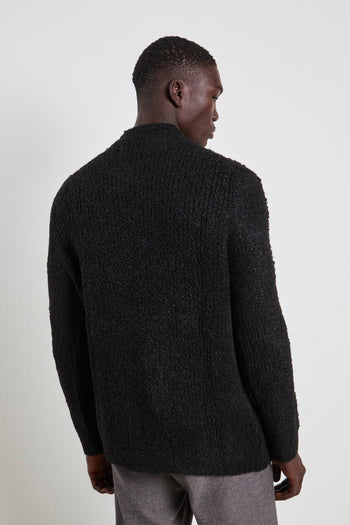 2666 Maglia nera girocollo - 5