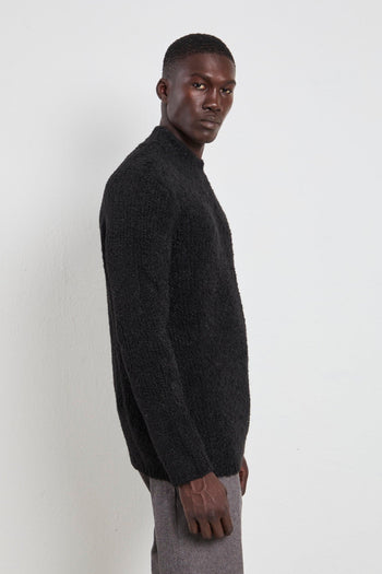 2666 Maglia nera girocollo - 4