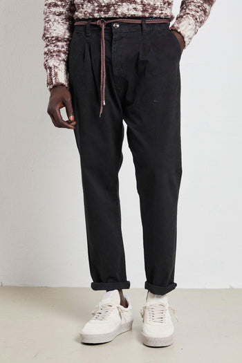 2453 Pantalone corda nero - 2