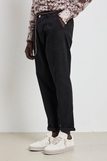 2453 Pantalone corda nero - 3