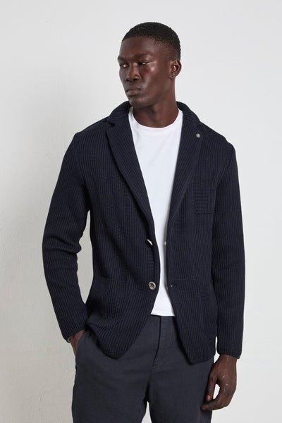 36 - 2332 Cardigan blu