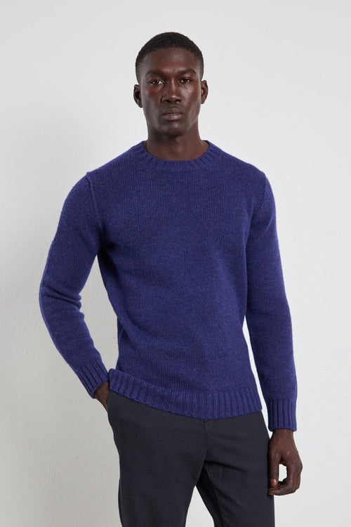 2237 Maglia rasata bluette