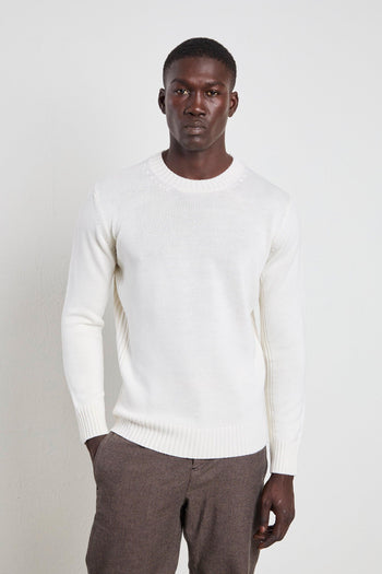 2220 Maglia panna con righe - 2