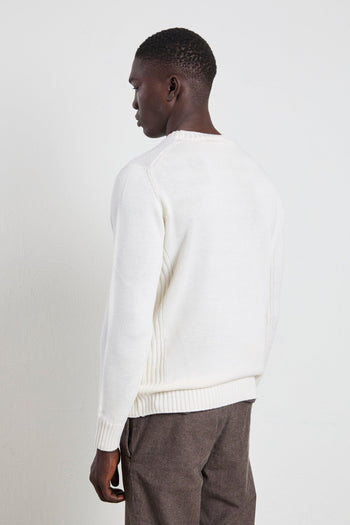 2220 Maglia panna con righe - 4