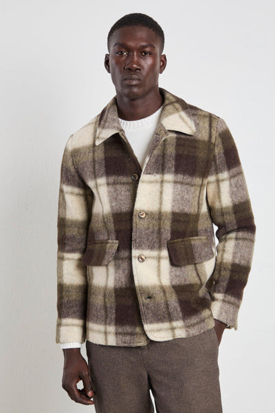 2521 Giacca check verde