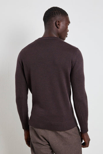 2223 Maglia marrone con righe - 4