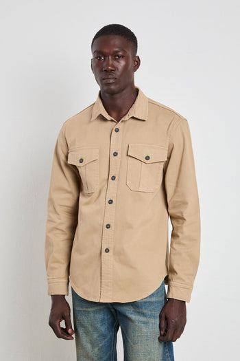 2104 Overshirt Gabardina sabbia - 2