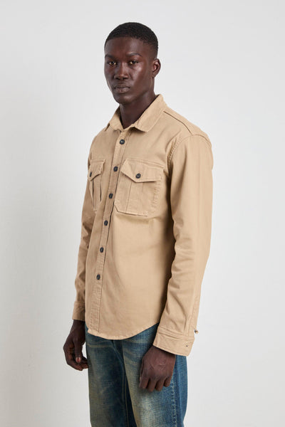 2104 Overshirt Gabardina sabbia