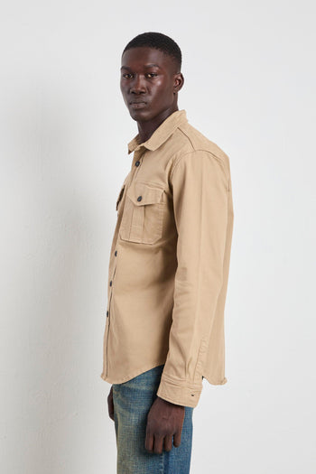 2104 Overshirt Gabardina sabbia - 3