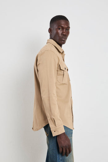 2104 Overshirt Gabardina sabbia - 5
