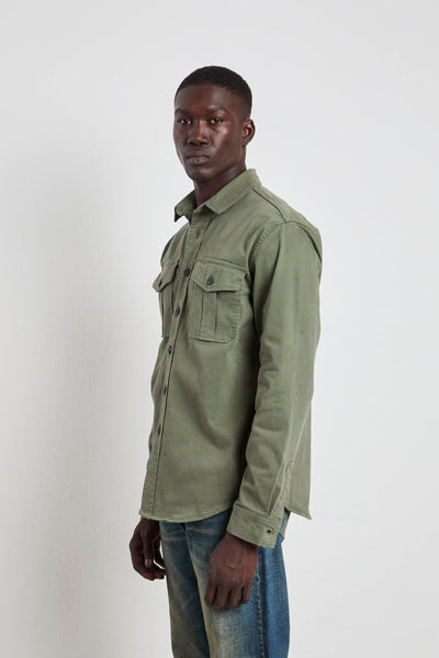 2105 Overshirt Gabardina verde