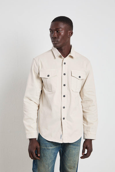 2106 Overshirt Gabardina ghiaccio