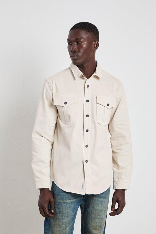 2106 Overshirt Gabardina ghiaccio