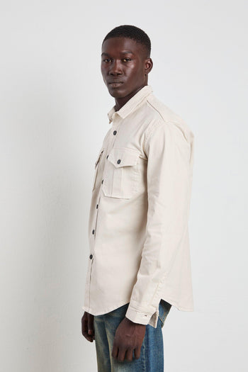 2106 Overshirt Gabardina ghiaccio - 2