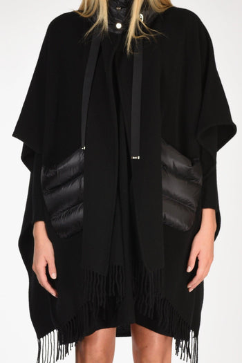 Poncho Warmy Nero Donna - 3