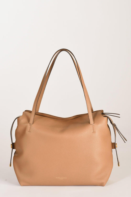 Borsa Oriana Beige Cammello Donna