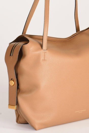 Borsa Oriana Beige Cammello Donna - 4