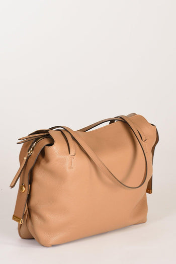 Borsa Oriana Beige Cammello Donna - 5