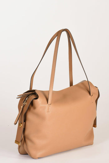 Borsa Oriana Beige Cammello Donna - 6