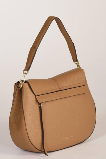 Borsa Helena Round Beige Cammello Donna - 5