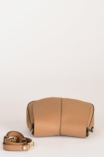 Borsa Helena Round Beige Cammello Donna - 6