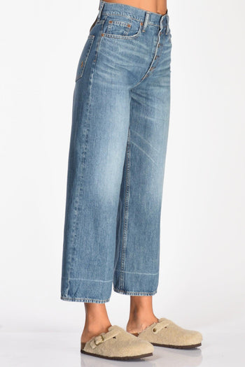 Jeans Cropped Blu Jeans Donna - 5