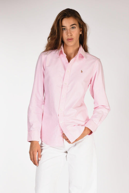 Camicia Oxford Rosa Donna