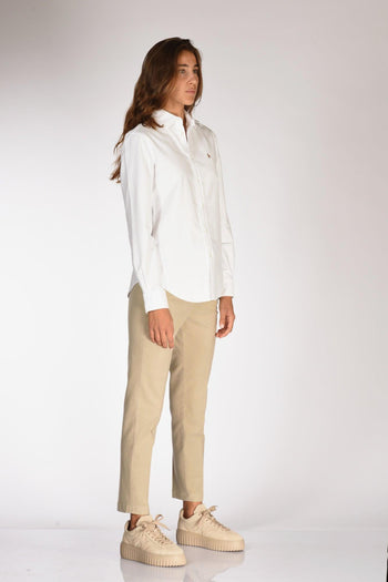 Camicia Oxford Bianco Donna - 4