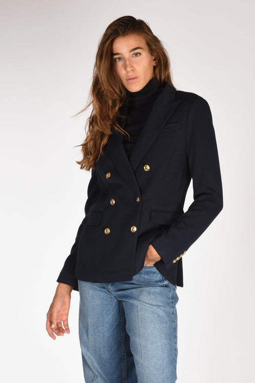 Blazer Doppiop Blu Donna