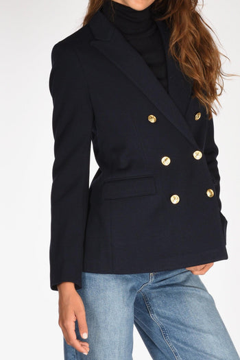 Blazer Doppiop Blu Donna - 3